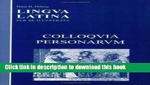 Download Colloquia Personarum (Lingua Latina)  PDF Free