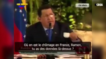 Hugo Chavez : "Le peuple français... a élu un gouvernement de gauche, non ? "