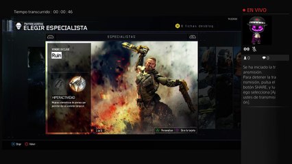 Transmisión de PS4 en vivo de VicianaJ CoD Black Ops 3
