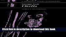 Read Giuseppe Verdi: Otello (Cambridge Opera Handbooks) Ebook Online