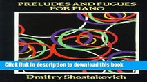 Read Preludes and Fugues for Piano Ebook Free