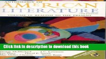 Read Anthology of American Literature, Volume II: Realism to the Present (7th Edition) Ebook Free