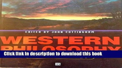 Download Western Philosophy: An Anthology PDF Online