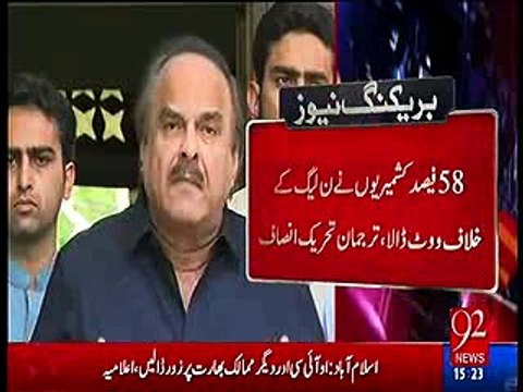 58% Kahsmiris voted against PMLN in Azad Kashmir Elections : Naeem ul Haq