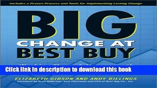Read Books Big Change at Best Buy: Working Through Hypergrowth to Sustained Excellence ebook