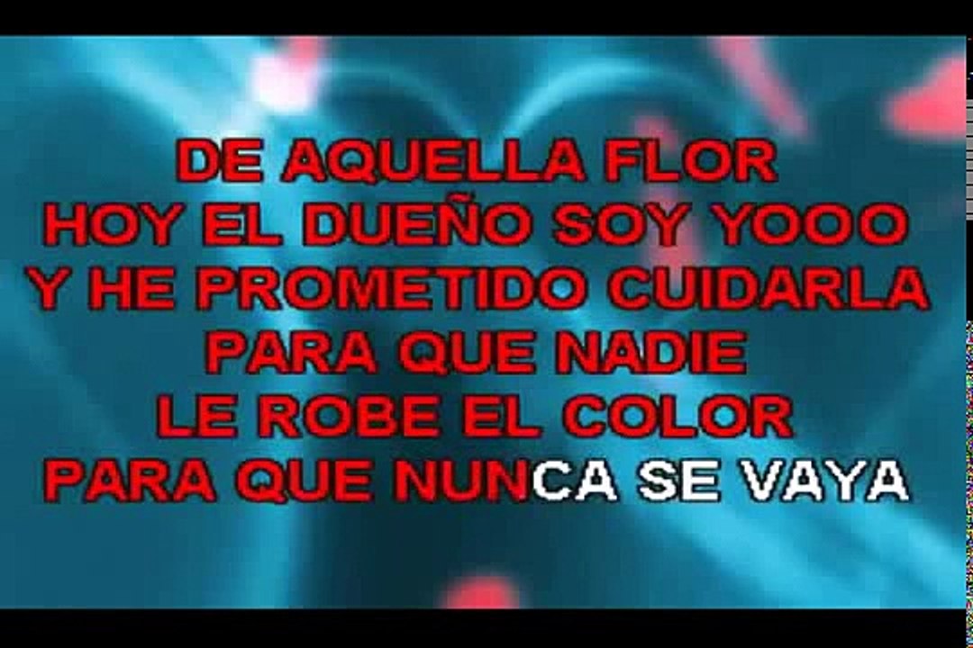 FLOR PALIDA MARC ANTHONY karaoke