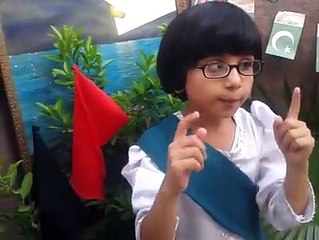 Small girl beautifull speech