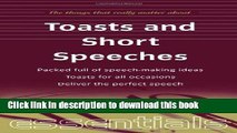 Read Toasts and Short Speeches: Packed Full of Speech-Making Ideas - Toasts for All Occasions -