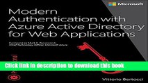 Read Modern Authentication with Azure Active Directory for Web Applications (Developer Reference)