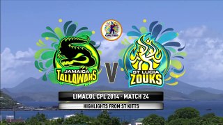 MATCH 24: JAMAICA TALLAWAHS VS ST LUCIA ZOUKS