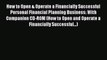 READ book  How to Open & Operate a Financially Successful Personal Financial Planning Business: