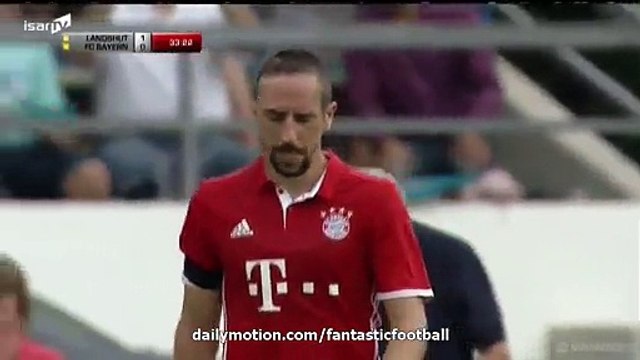 Franck Ribéry Goal HD - Landshut vs FC Bayern München 0-1 - Friendly 23.07.2016