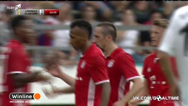 Franck Ribéry Goal HD - Landshut vs FC Bayern München 0-1 - Friendly 23.07.2016