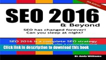 Read SEO 2016   Beyond: Search engine optimization will never be the same again! (Webmaster)