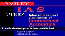 Read Books Wiley IAS 2002: Interpretation and Application of International Accounting Standards