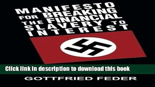 Download Books Manifesto for Breaking the Financial Slavery to Interest PDF Free