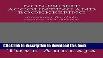 Read Books Non-profit Accounting and Bookkeeping: Accounting for clubs, societies etc ebook