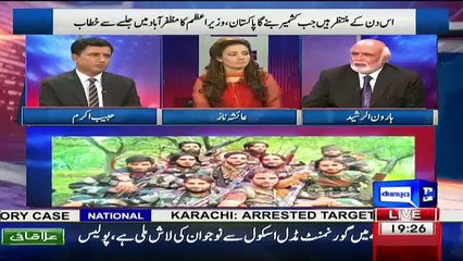 Haroon Rasheed Bashing Pmln Over Kashmir Issue
