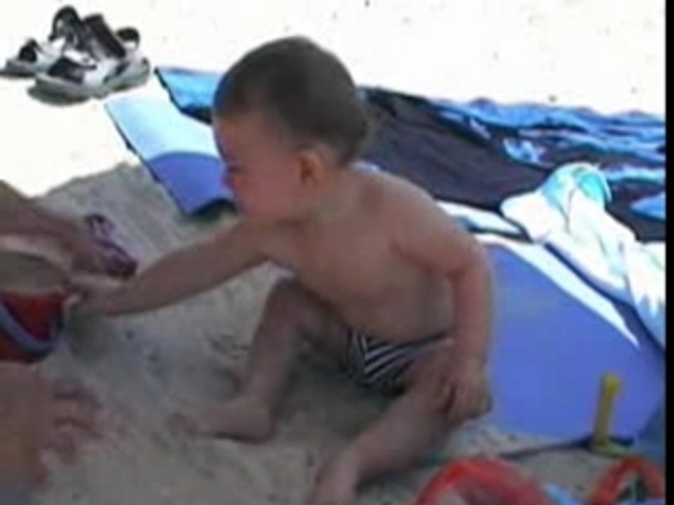 Valentin - le sable à Menton