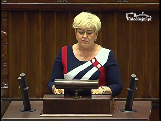 Poseł Małgorzata Pępek - Wystąpienie z dnia 06 lipca 2016 roku.