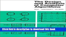 Read The Design and Analysis of Computer Algorithms  Ebook Free