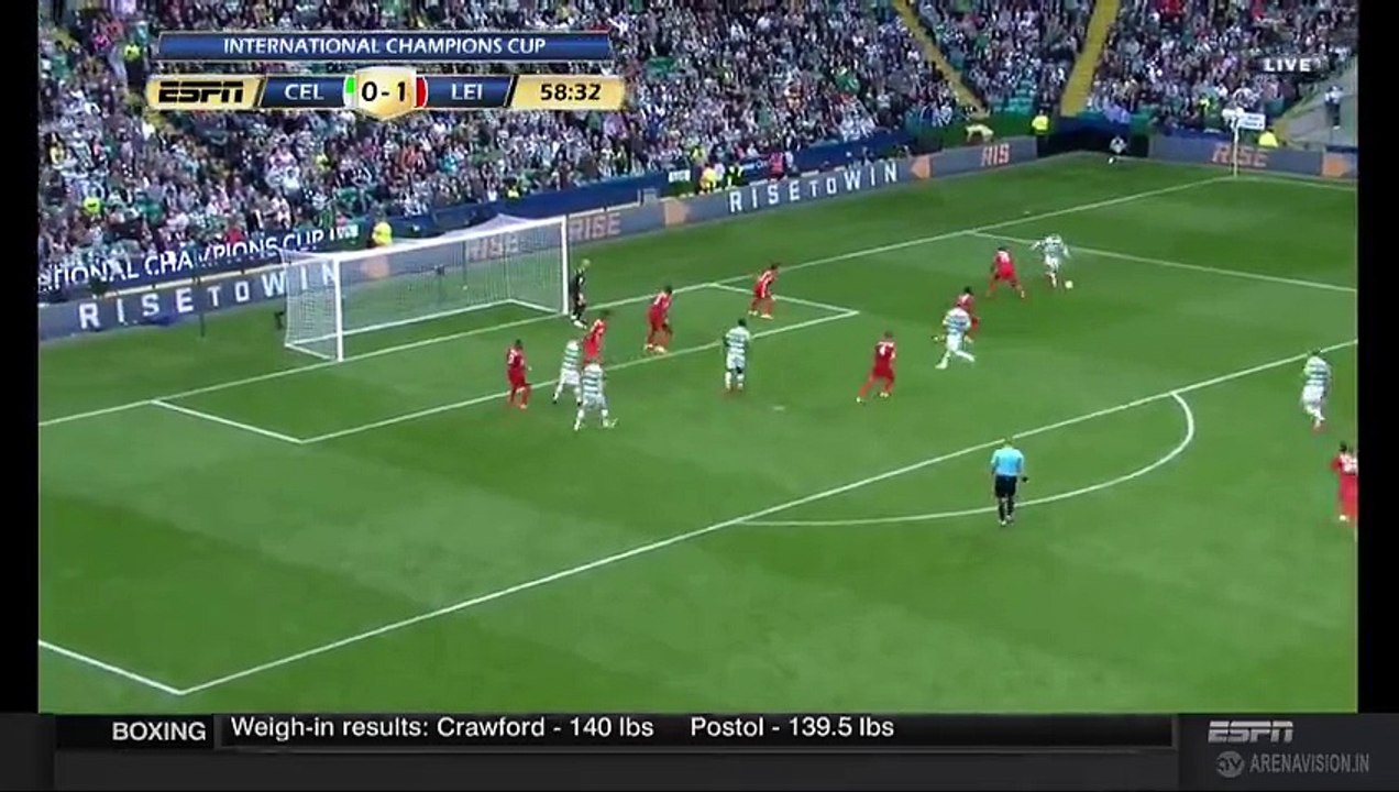 1-1 Eoghan O'Connell GOAAAL | Celtic 1-1 Leicester City International Champions Cup 23-07-2016