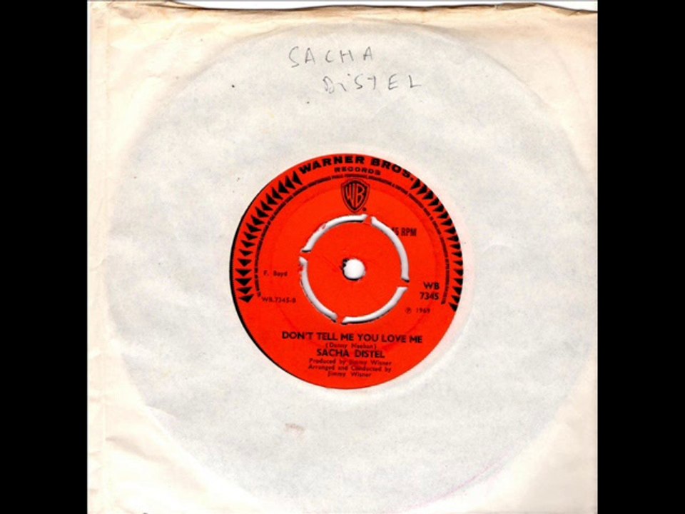 Sacha Distel Don't tell me you love me (1969)