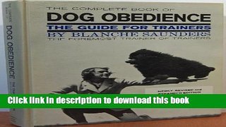 [PDF] Complete Book of Dog Obedience [Download] Online