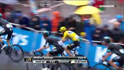 Tour de France: Froome'dan sarı mayo tebessümü