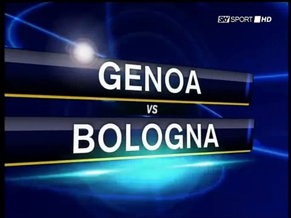 Genoa Bologna 3-4 2009/10 servizio Sky qualita' Ottima
