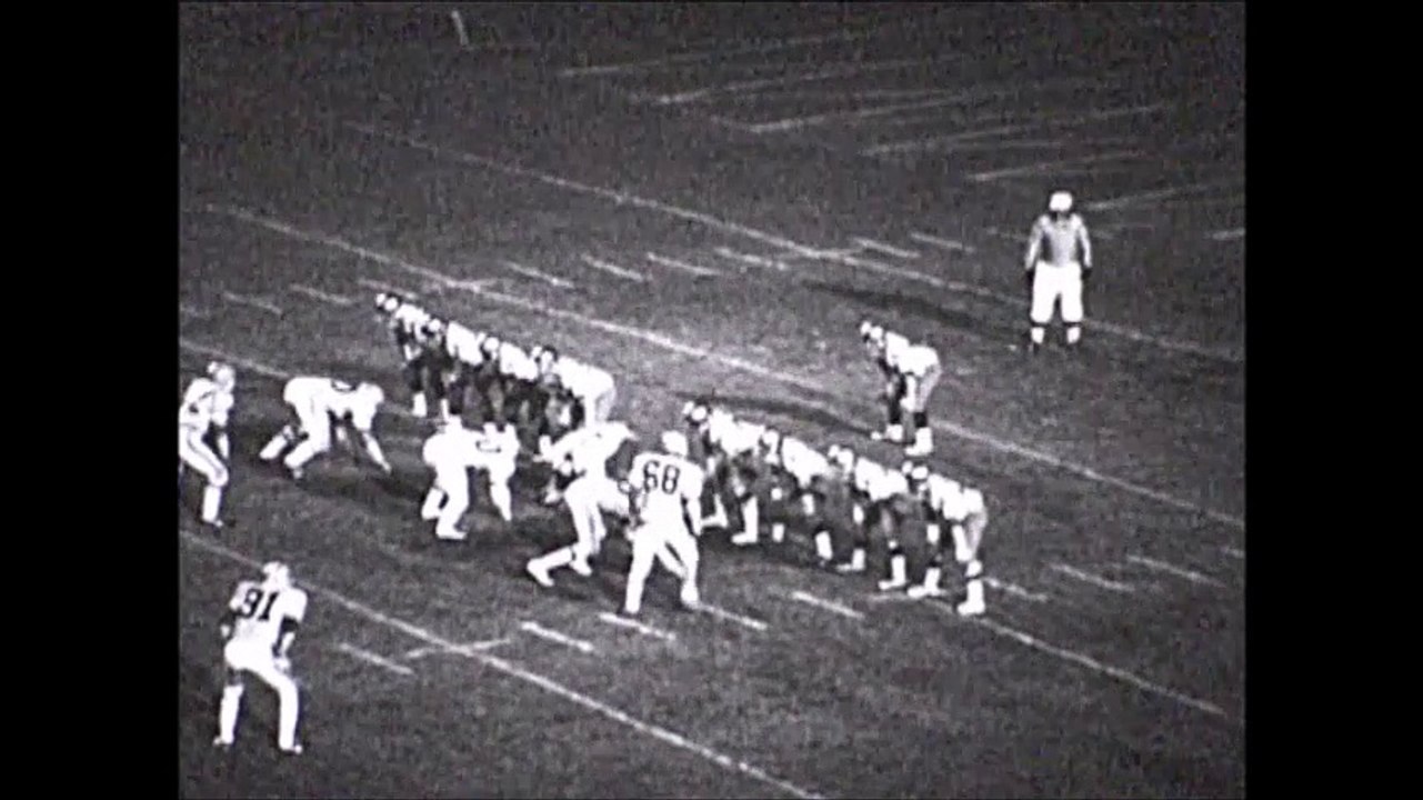 Fall of 1974 East vs Palmer.  End of game a small fight it caught on film