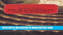 Read Die Meistersinger von Nurnberg: Vocal Score (G. Schirmer Opera Score Editions) Ebook Free