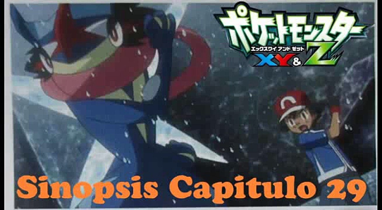 Sinopsis Capitulo 29 Pokemon XY & Z | ¡Ash Greninja VS  Mega Abomasnow!