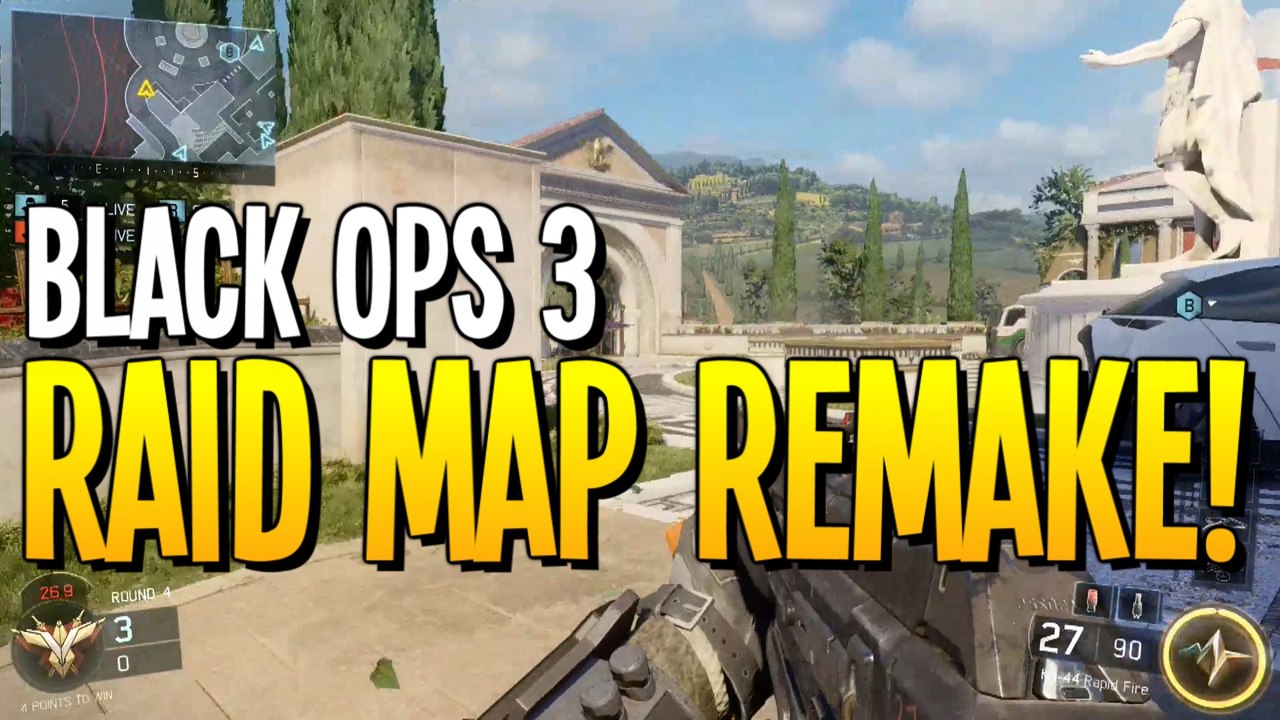 Black Ops 3: NEW RAID MAP REMAKE - multiplayer gameplay
