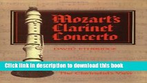 Download Mozart s Clarinet Concerto: The Clarinetist s View Ebook Online