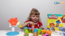 ✔ Плей До. Ника открывает новый набор пластилина — Сумасшедшие Прически / Play Doh Crazy Cuts ✔