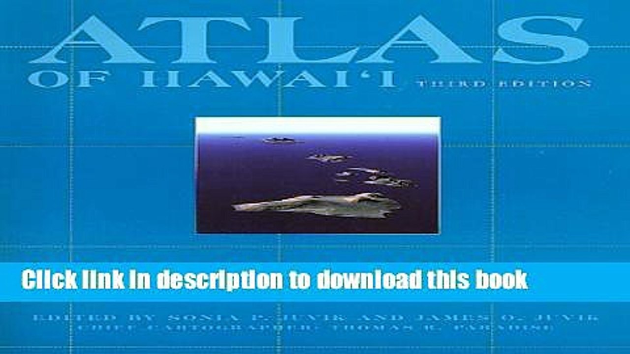 Read Atlas of Hawaii, 3rd Edition  Ebook Free