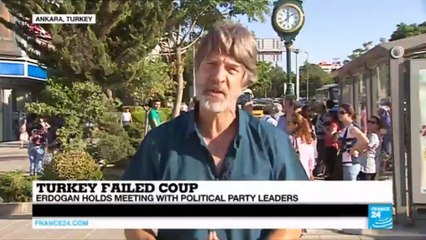 Turkey failed coup: Erdogan holds meeting with political party leaders