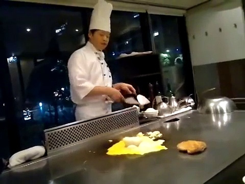 20120328高雄家蒂諾鐵板燒餐廳林世忠主廚表演廚藝