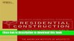 Read Architectural Graphic Standards for Residential Construction: The Architect s and Builder s