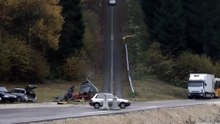 INCREDIBIL: Vezi cum arată un accident la 200 km/h! SPUNE NU VITEZEI la volan. Viața are prioritate.