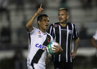 Éderson marca na estreia e Vasco vence Bragantino de virada
