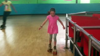 Riley roller skating - July 10, 2016