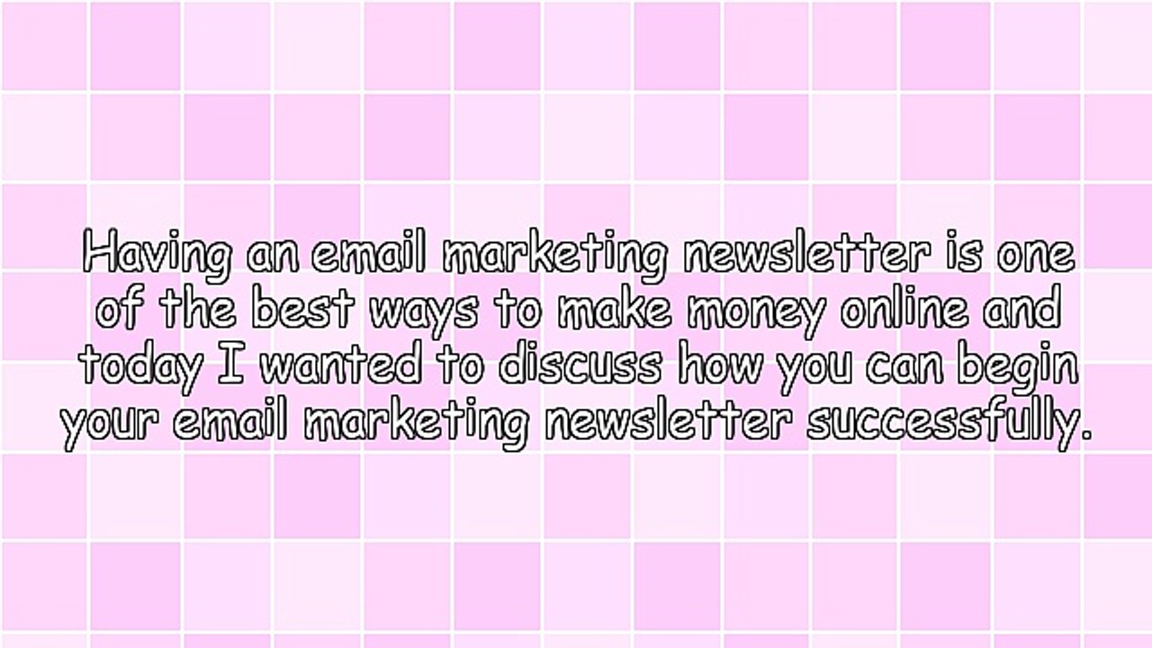Starting Your Email Marketing Newsletter