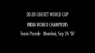 Cricket World Cup 20-20 India Victory Parade