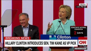 Clinton- Behind that smile, Kaine has a backbone of steel