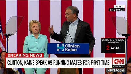 Tim Kaine gets emotional talking about shooting -