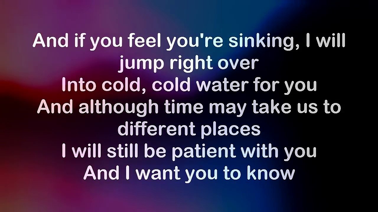 Major Lazer - Cold Water (feat. Justin Bieber & MØ) Lyric