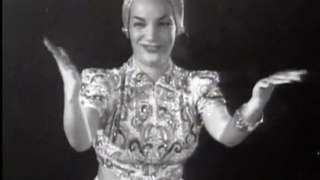 Carmen Miranda at the Grauman's Chinese Theatre (1941)