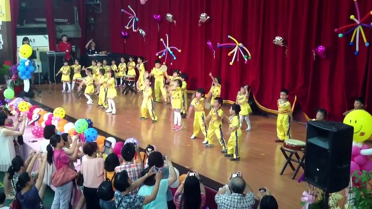 Xavier's 10 little Indian boys dance at preschool graduatio
